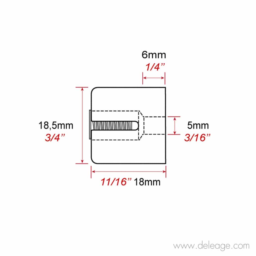 Urne cube en plexiglas - Option Serrure - Store Deléage