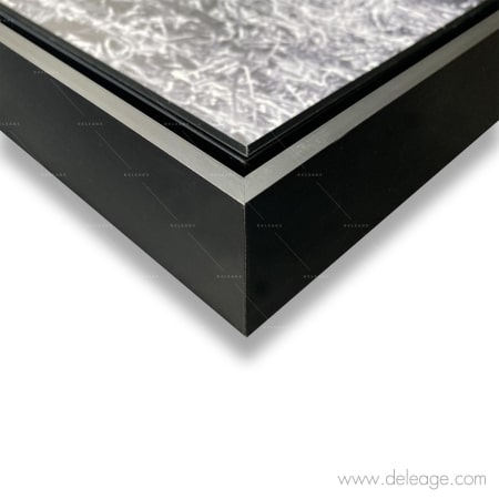 Caisse américaine aluminium noir m