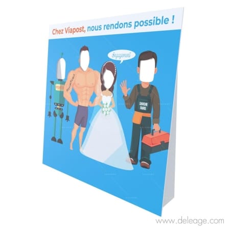 PasseTeteChevalet3 — Panneau PASSE TETE sur équerre (vue 4)
