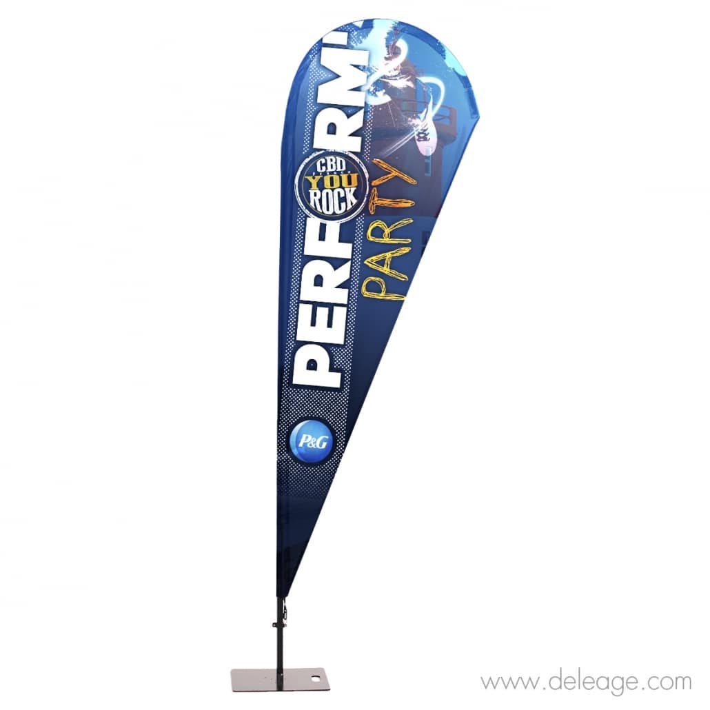 Impression Drapeau Publicitaire  Beach Flag, Oriflamme et Voile