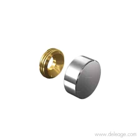Cache vis inox 13mm