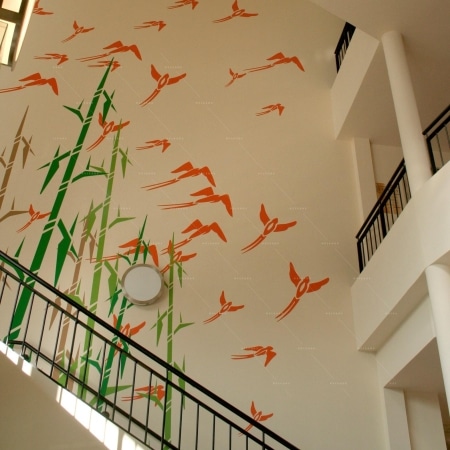 Décor adhésif découpé mural — Décor mural ADHÉSIF DÉCOUPÉ dessins lettres logos (vue 5)