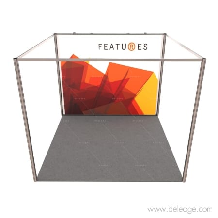 Habillage cloison stand bâche sodem — Habillage cloison stand KIT ORGANISATEUR bâche (vue 5)