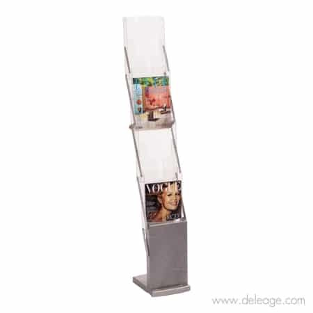 Porte brochure pliable — Porte brochures PRESENTOIR DOCUMENTS plexi (vue 5)