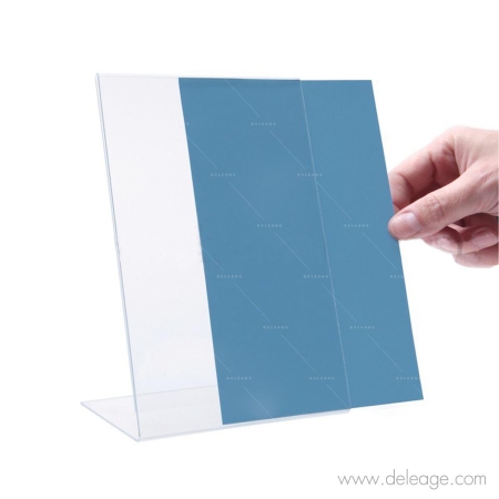 Porte visuel plexiglas l — Porte affiche PORTE VISUEL incliné (vue 4)