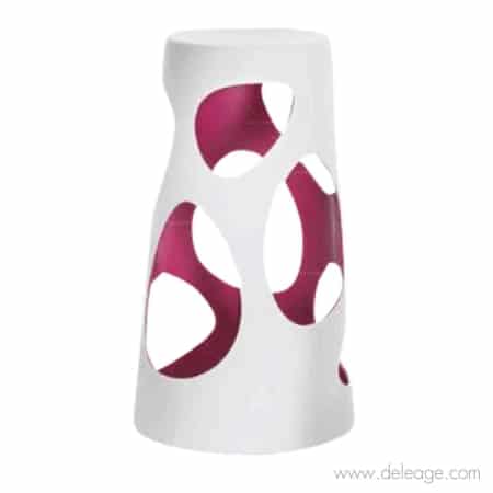 Tabouret cup blanc fushia — Location BANQUETTE CANAPE SOLID