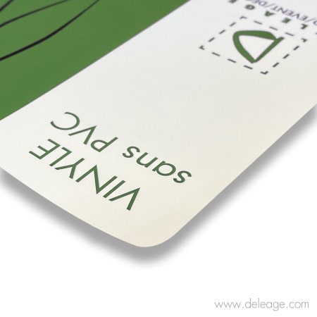 Impression sur vinyle sans PVC ecolo