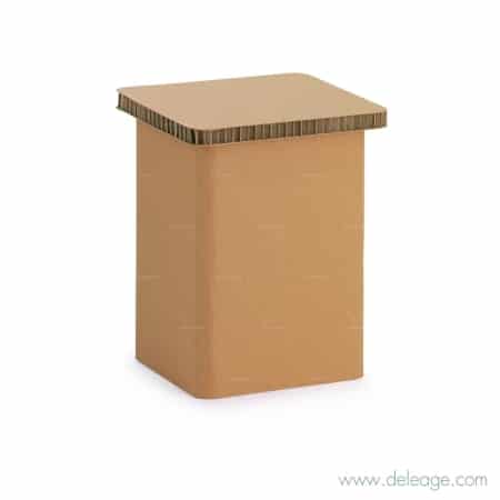 Tabouret bas EN carton — Mobilier en carton TABLE HAUTE mange debout