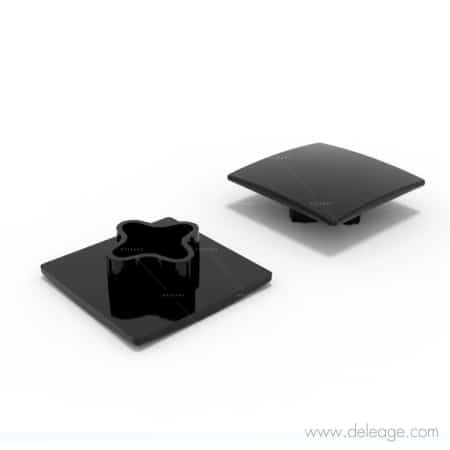 Connecteur capuchon black T3 — Caps Connecteur GAMME T3 gris/noir/chromé