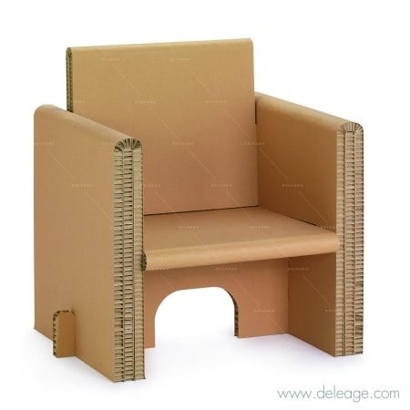 Fauteuil EN carton — Mobilier en carton TABLE HAUTE mange debout