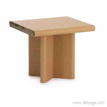 Table basse rectangulaire — Mobilier en carton TABLE HAUTE mange debout