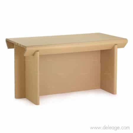 Table de présentation EN carton — Mobilier en carton TABLE HAUTE mange debout