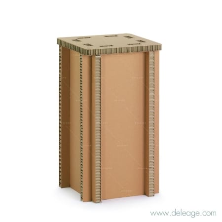 Tabouret haut EN carton — Mobilier en carton TABLE HAUTE mange debout