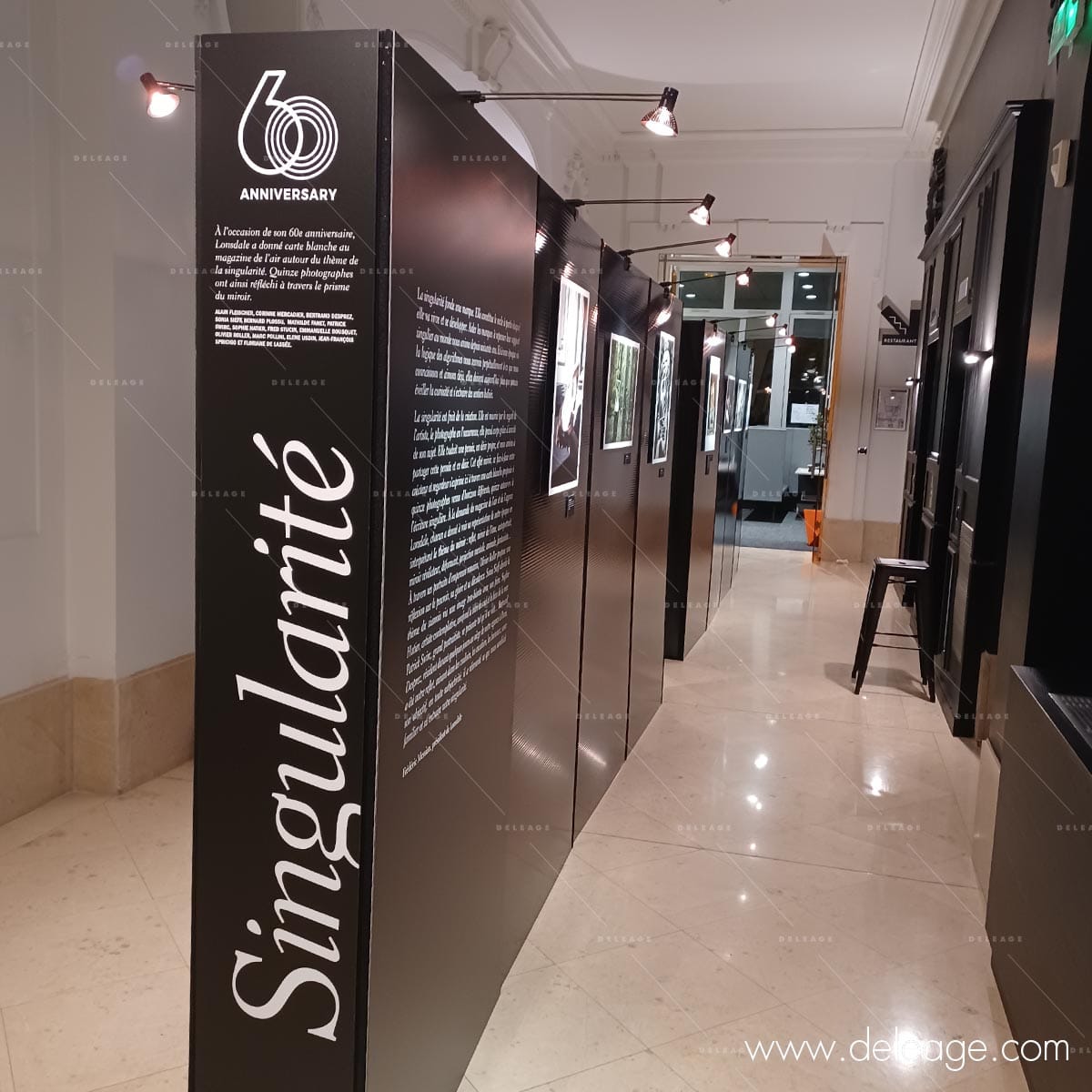 cloisons d'exposition