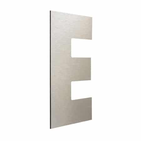 Dibond alu brosse d — Lettre et logo ALUMINIUM/DIBOND