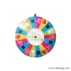 Cabilock Roue De Loterie Murale 40cm - Roue De Jeu Rotative Pour Fêtes Et Animations